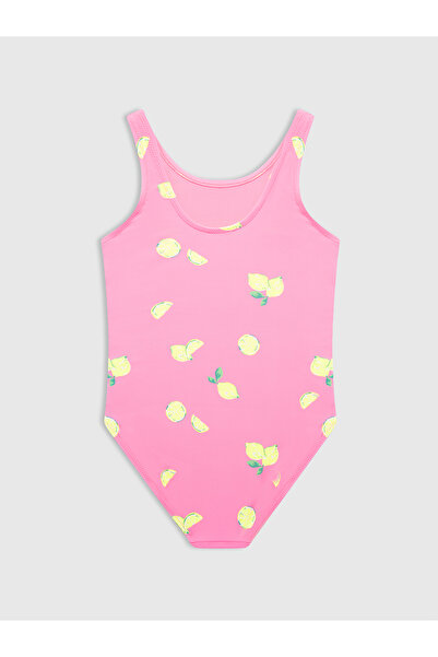 GAP Kız Çocuk Pembe Desenli Mayo