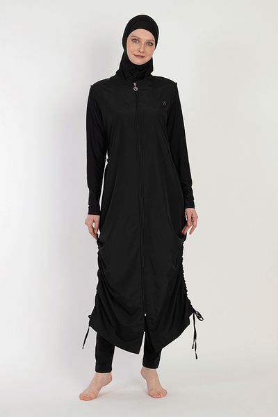 InStyle 6068 Model Black Hijab Swimsuit