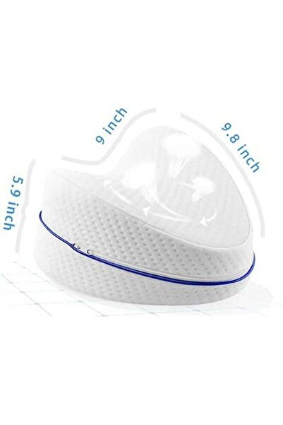 COOYA Pregnancy Pillow,White Contour Memory Foam Cushion,for Sleeping On Side,for Sciatica Relief,Leg Pain