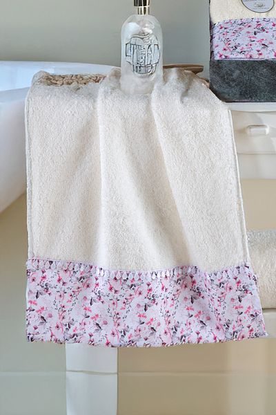 My Catherine Boxed Patterned 100% Cotton Premium Towel Set (50X90Cm & 70X140Cm) - High Weight Luxury Bath Towel