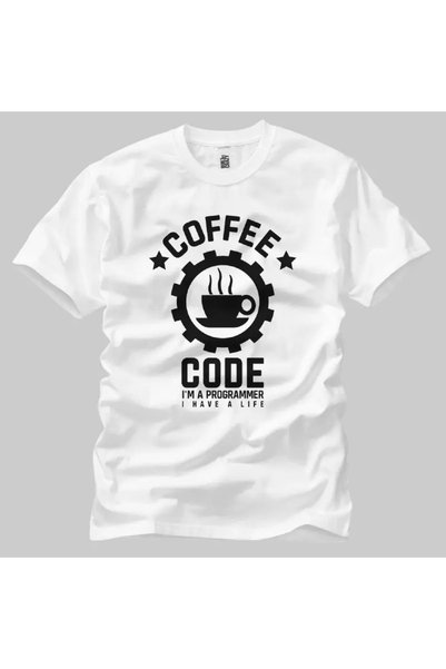 Built By Crazy Kod kafe unisex majica
