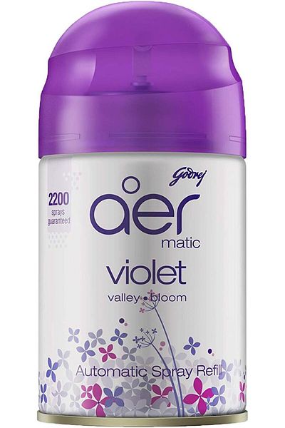 Godrej aer Matic, Automatic Air Freshener Refill Pack Violet Valley Bloom 225 ml