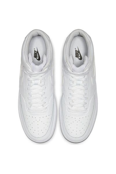 Nike Мъжки ежедневни обувки Court Vision Mid, бели - Cd5466-100