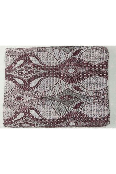 Mandaş Mandaş 4m2 Rubberless Carpet Cover Savan (160X230)-Burgundy V3