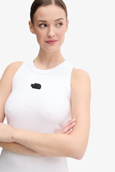 THE NORTH FACE The Nort Face W Slim Rib Tank Women White T-Shirt Nf0A8Bvtfn41