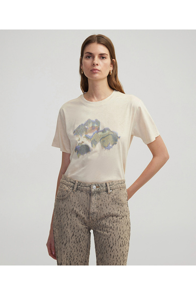 İpekyol Nakışlı tişört