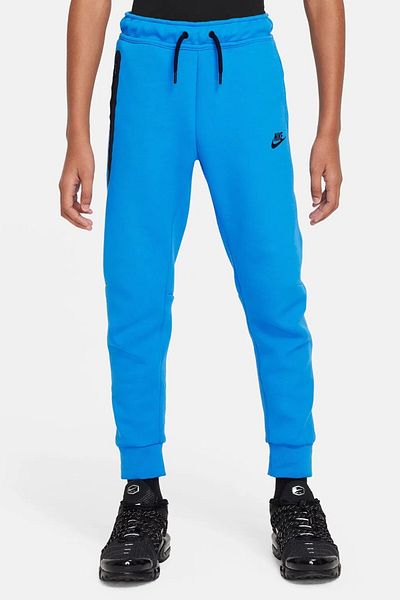 Nike Sportswear Tech Fleece Kids Pant Blue Children's Zipper Pocket Sweatpants Blue