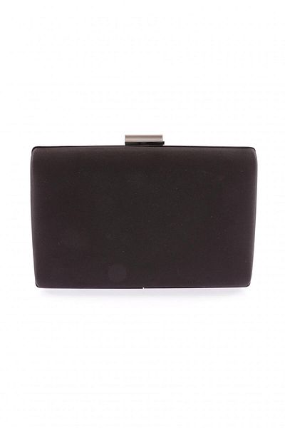 DGN 5275-22y Black Satin Women's Evening Dress Portfolio Bag
