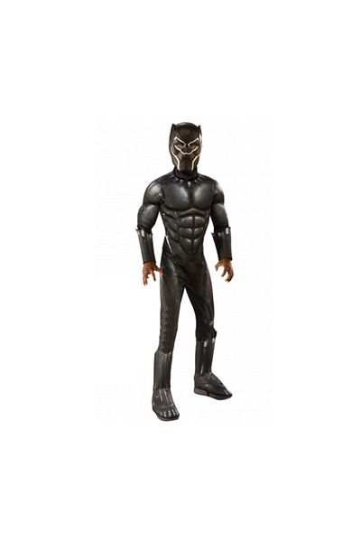 Marvel Black Panther Deluxe Muscle Costume For Boy - Avengers 100-110 Cm 3-4 Years