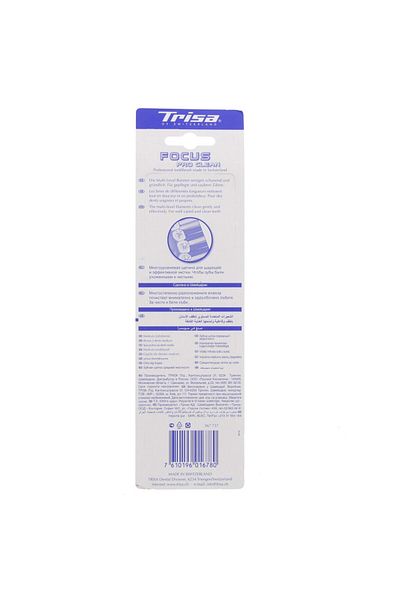 Trisa Focus Toothbrush Medium Assorted 4 pcs