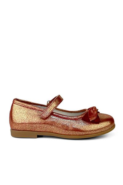 Cici Bebe Ayakkabı Genuine Leather Shiny Red Girls' Ballerinas