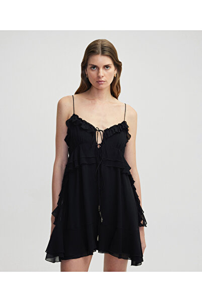 İpekyol Ruffle Mini Dress