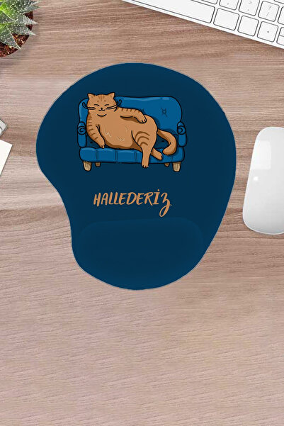 KARMAT Damla, Hallederiz, Funny pisică , Mousepad, Mousepad confortabil cu su...