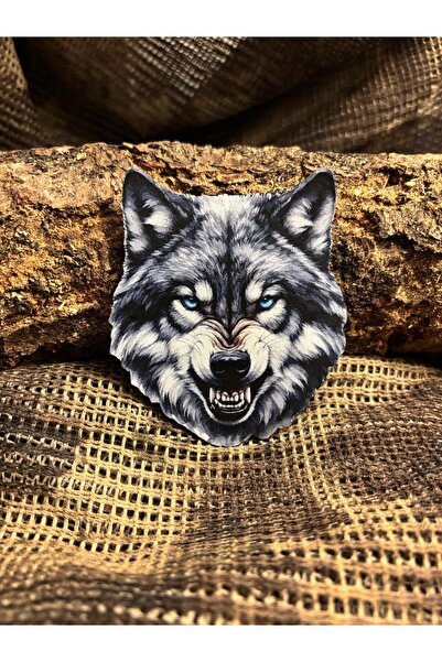 THORSTORE Gray Wolf Patch/Peç/Arma (8.5 X 7.3cm)