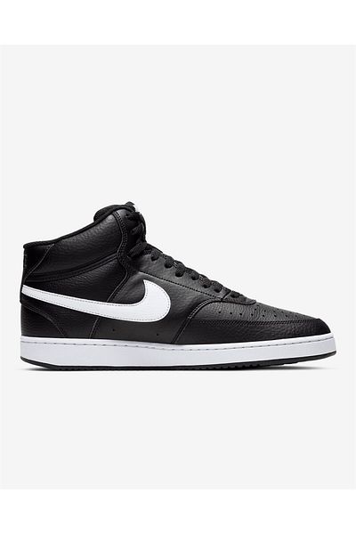 Nike Ανδρικά μαύρα παπούτσια Casual Court Vision Mid - CD5466-001