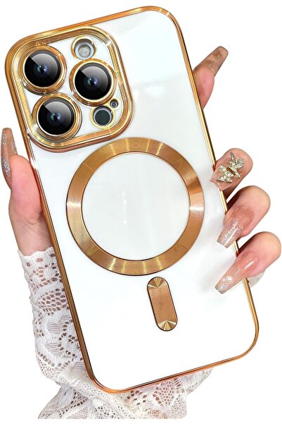 PSGT apple ( Iphone 14 promax ) Uyumlu kılıf Magsafe Magnetic Lazer Kesim Kılıf