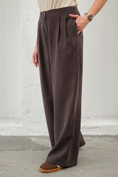 QANU Violet Trousers Bitter Brown