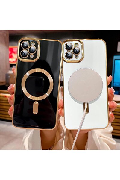 PSGT apple ( Iphone 14 promax ) Uyumlu kılıf Magsafe Magnetic Lazer Kesim Kılıf