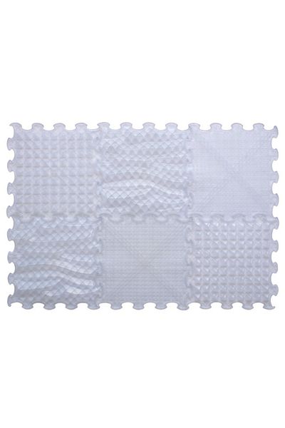 ORTOTO Orthopedic, sensory, puzzle set, 6 pieces with different textures, ICE Relaxing Massage, transparent