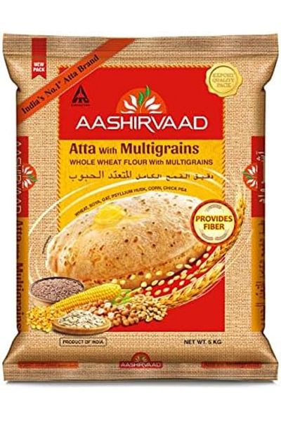 AASHIRVAAD Whole Wheat Flour Atta with Multigrains 5kg