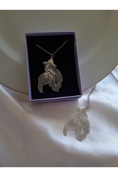 Crosswonder Beta Balık Charm Zincir Kolye y2k