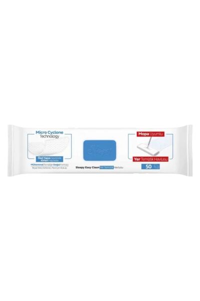 Sleepy Propagační balíček: 3 x 50 ks vlhčených ubrousků na podlahy, ubrousky s bělidlem