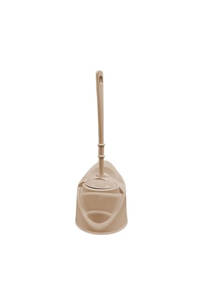 flores Perie WC cu suport, din plastic, MR193, maro