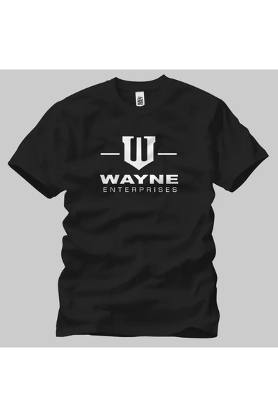 Built By Crazy Unisex majica sa logotipom Wayne Enterprise