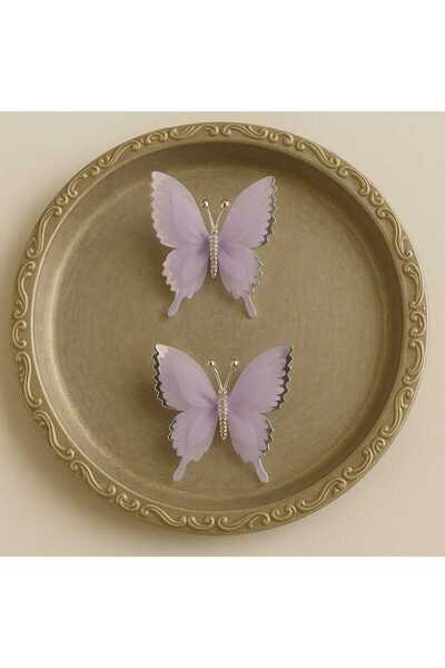 gigigiyim أجنحة تتحرك فراشة كوليت مشبك