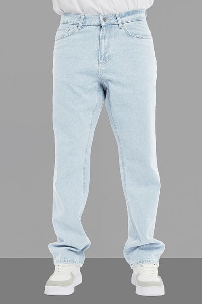 CEDY DENIM Ψηλόμεσο φαρδύ τζιν Jean Leon - C352