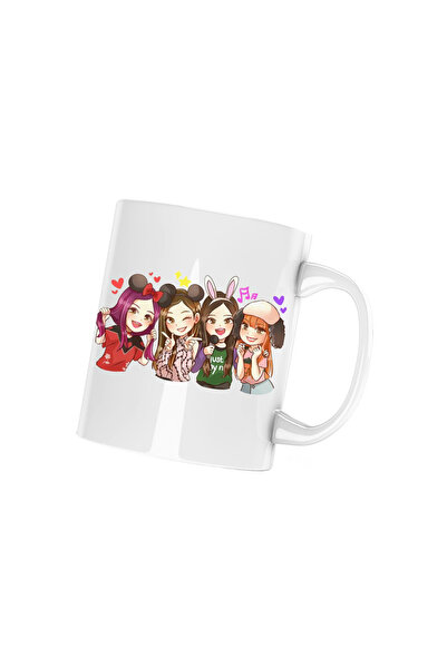 OEM Εξατομικευμένη λευκή κούπα "Cartoon Blackpink Girls All Team K Pop", INOV...