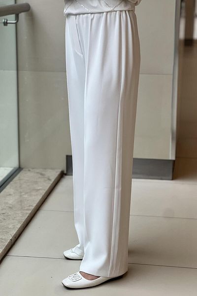 sentez giyim Sentez Colmar Wide Leg Trousers with Elastic Waist