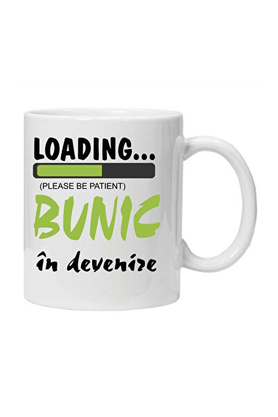 OEM Cană albă personalizată „bunic în devenire”, INOVATIX®. 330ml