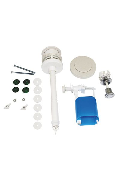 flores Toilet bowl mechanism, with cord, Silver-Star
