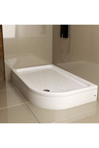 UBM 70x90 cm Asimetrik Oval Duş Teknesi Sol