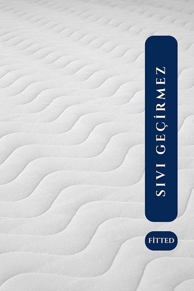 riselerhome Full Brim Liquid Waterproof Single Double White Color Mattress Protector Mattresses Sheet