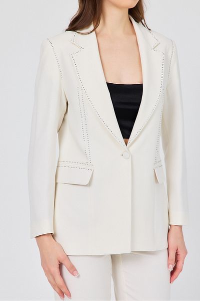 Ted Davıd Stone Detailed Suit