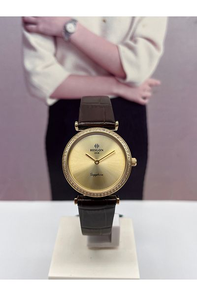 Hislon Classic Leather Strap Women's Wristwatch 3 Atm Waterproof with 3 Years Warranty