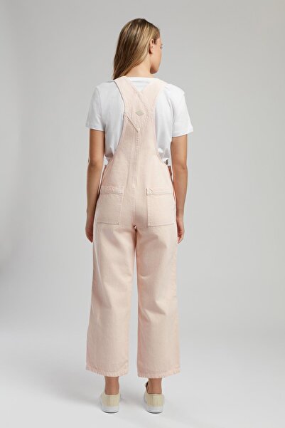 Lee Cooper Flowers women's woven salopet powder