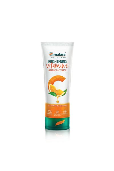Himalaya Since 1930 Brightening Vitamin C Orange Face Wash – 100ml | Radiance & Glow for Dull Skin