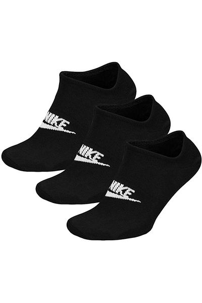Nike SOCKS Nike Sportswear Everyday Essential No-Show Socks 3P, Black, Unisex
