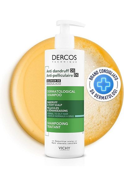 Vichy Dercos Antidandruf Normal Oily Hair Shampoo 200 Ml
