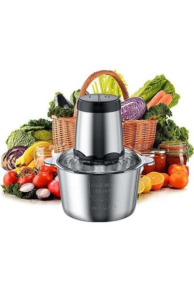 COOYA 3L Electric Meat Grinder,300W,2-Speed Control,with 4 Bi-Level Blades,for Home Kitchen Restaurants