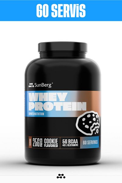 SunBerg Whey Protein L Cookies 2100 g - 60 Servings