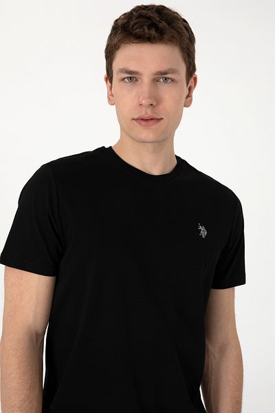 U.S. Polo Assn. Men's Black T-Shirt 50306913-Vr046