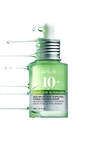 ANUA Serum calmant pentru roșeață cu 10 tipuri de acid hialuronic, Anua, 30ml
