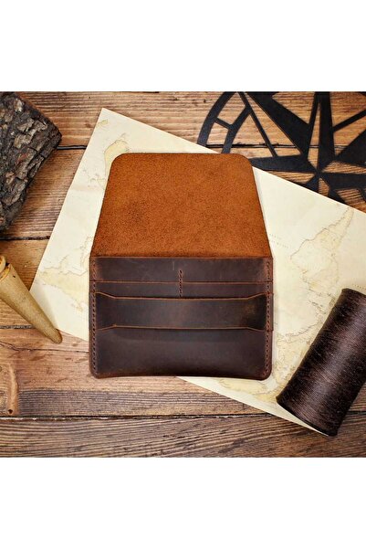 Z ZDK Leather Craft Hakiki Deri Pasaport Kılıfı / Seyahat Cüzdanı – Sunbuff