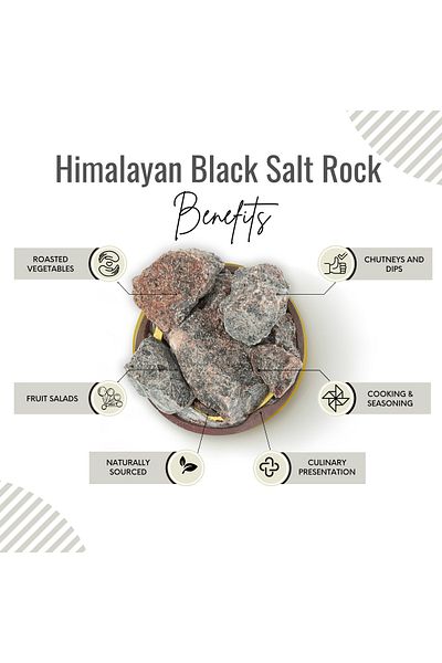 AWAFI MILL Himalayan Black Salt Whole | Kala Namak - Bottle of 100 gram / 3.5 Oz