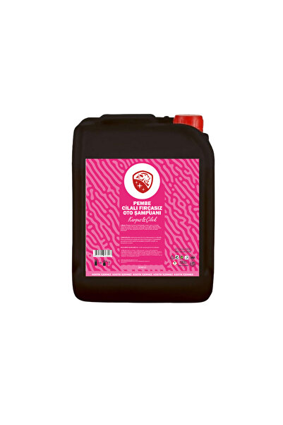 NEWMİX 20 Lt Cilalı Fırçasız Pembe Renkli Karpuz&Çilek Oto Şampuanı