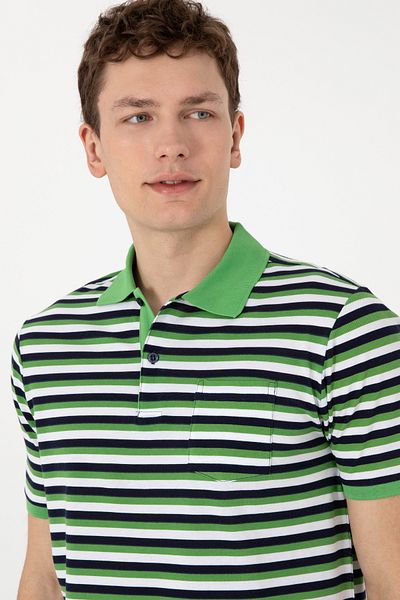 U.S. Polo Assn. Men's Green T-Shirt 50306794-Vr054